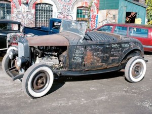 Jalopies are typically older cars, still running, but usually just running.